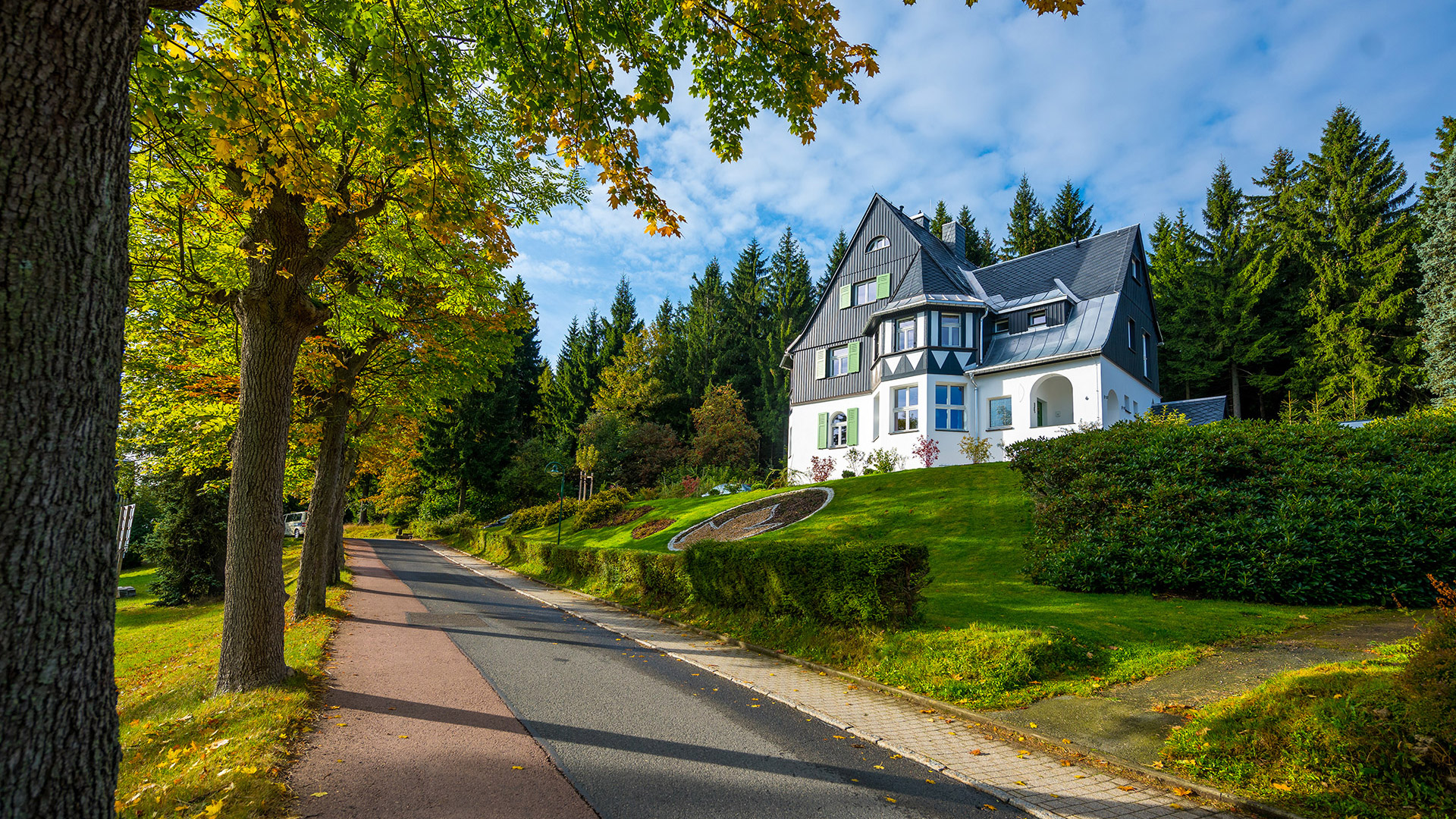 Ferienwohnung Erzgebirge Ahornallee Sommer